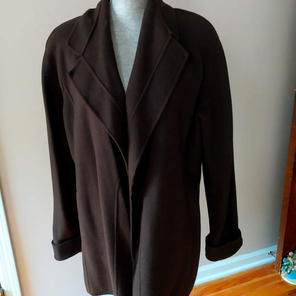 Wool Light Coat Jacket Size L - Picture 1 of 7